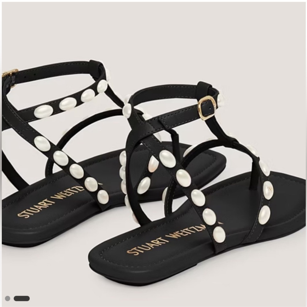 Stuart Weitzman Sandals Pearlita NIB - Picture 2 of 11